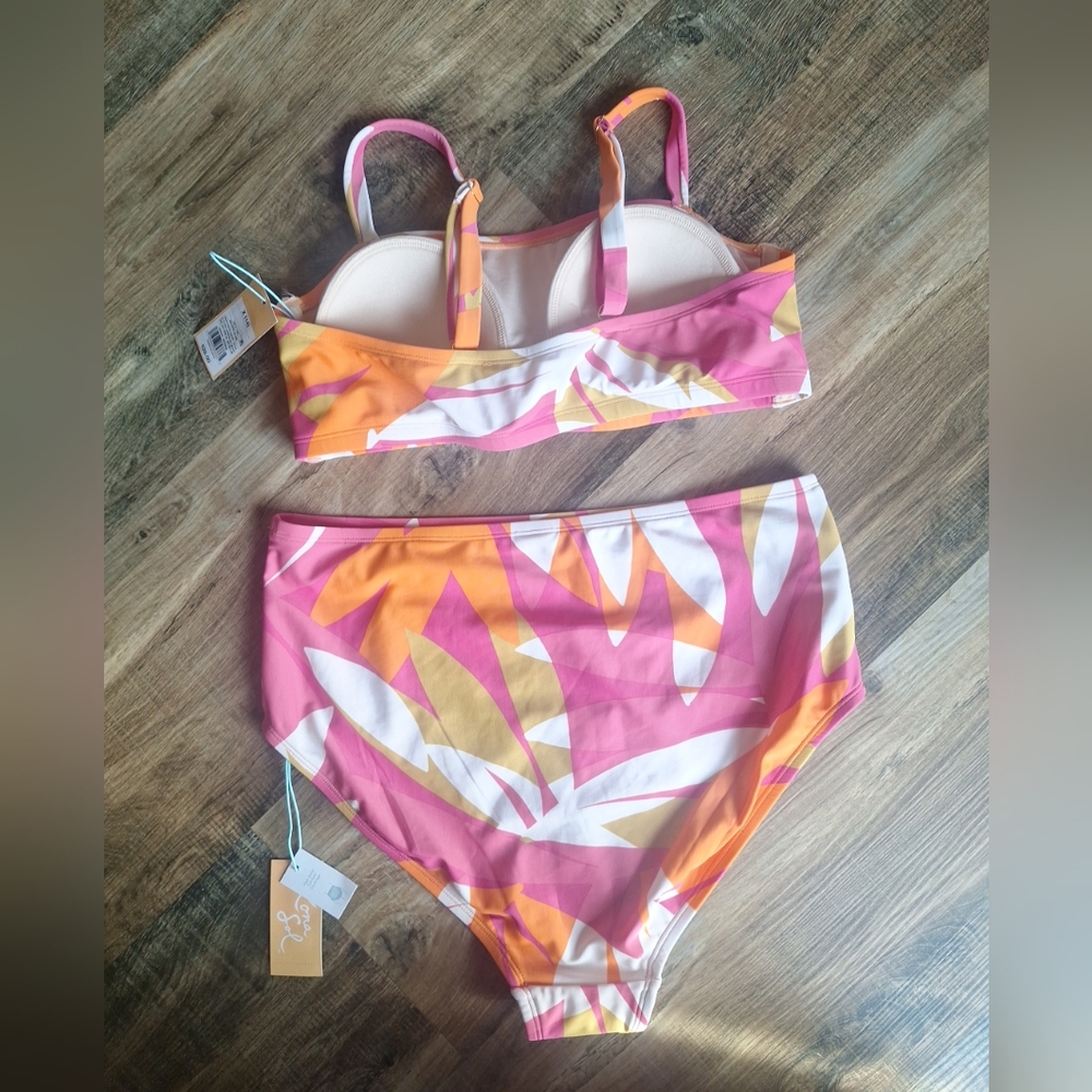 Kona Sol High Rise Padded Bikini Set Size 14-16 - Picture 5 of 10
